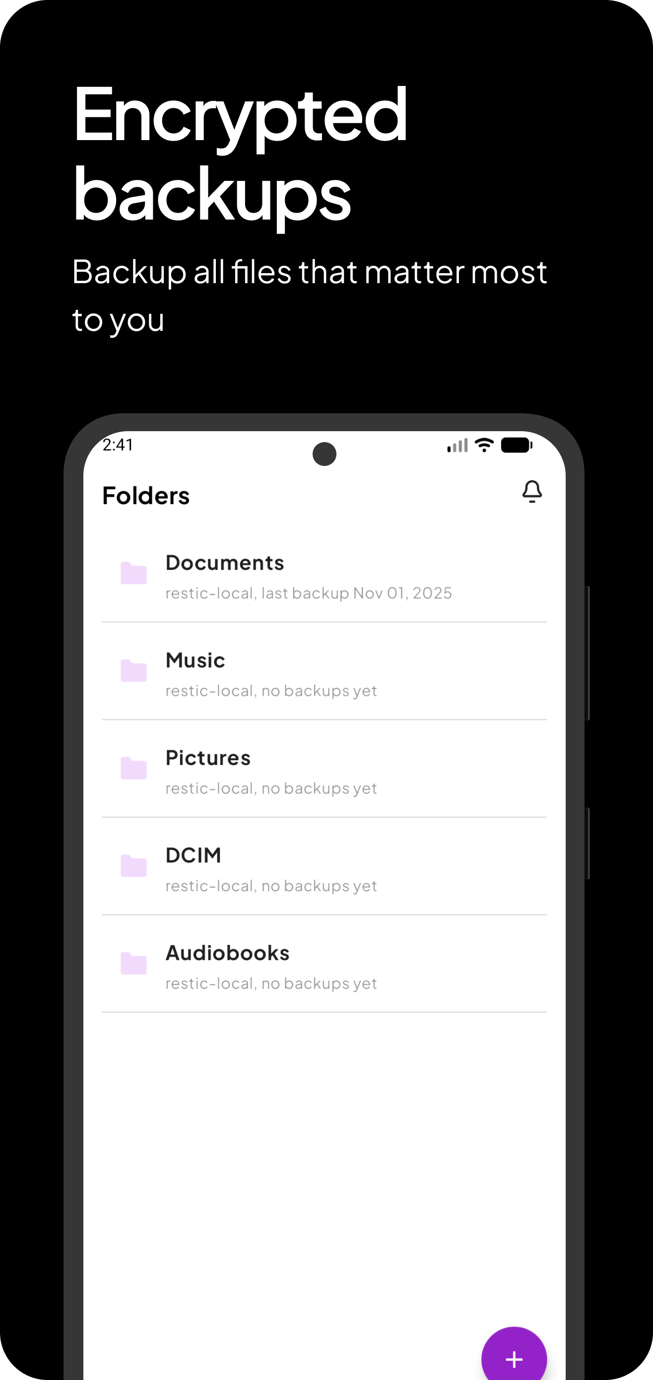 Encrypted Backups